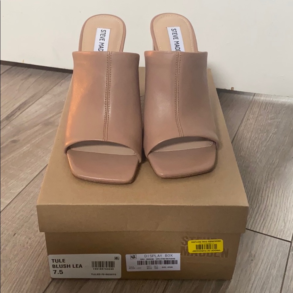 Steve Madden block heel mule